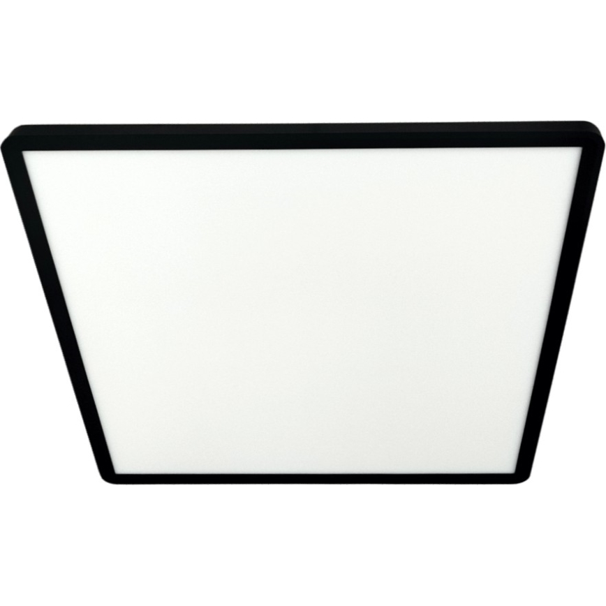 LED Stropní svítidlo LED/40W/230V 3000/4000/6500K 50x50 cm černá
